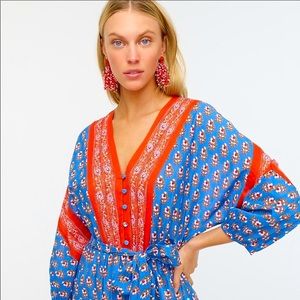 j. Crew beach cottage core dress